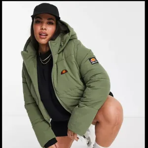 💚 Ellesse Army Green &amp; Orange Bomber Puffer Jacket Coat Shoes 16 1X 2X Adidas