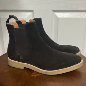 🔥 NEW REPUBLIC Houston Chelsea Chukka Slip On Boots Mocha Brown Men Sz 10 - EUC