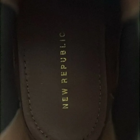 🔥 NEW REPUBLIC Houston Chelsea Chukka Slip On Boots Mocha Brown Men Sz 10 - EUC