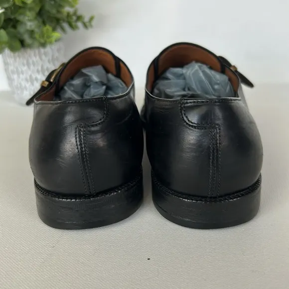 - Salvatore Ferragamo Men's Black Monk Strap Shoes