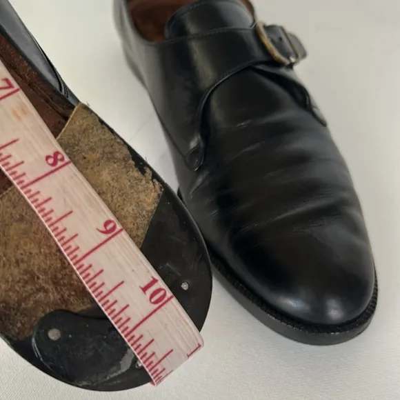 - Salvatore Ferragamo Men's Black Monk Strap Shoes