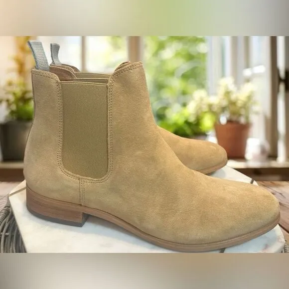 🔥 Shoe The Bear Men Dev Sand Suede handcraft Office Chelsea boots US 11 EU 44