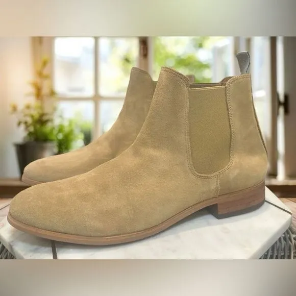 🔥 Shoe The Bear Men Dev Sand Suede handcraft Office Chelsea boots US 11 EU 44