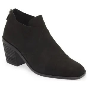 $265 Ellen Fisher Ember Vero Cuoio BLACK Ankle Boots Heels Women Sz 7 / 37.5 NEW