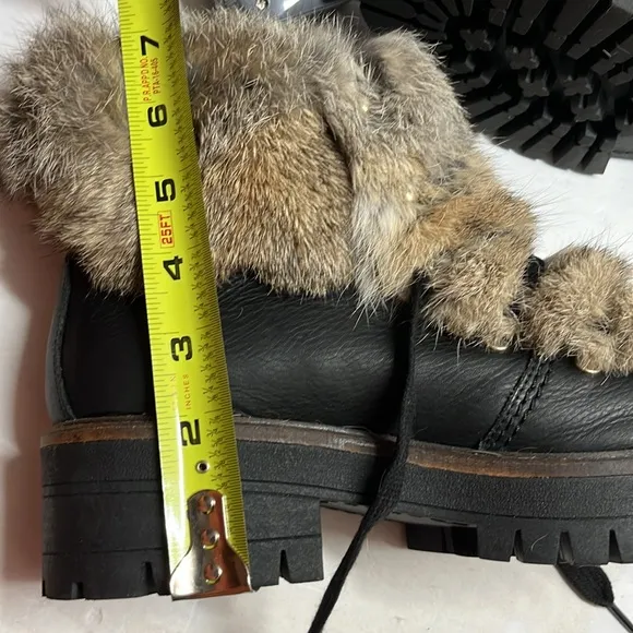 275 Central Fur Boots Sz EU 38