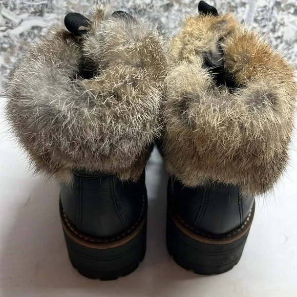 275 Central Fur Boots Sz EU 38