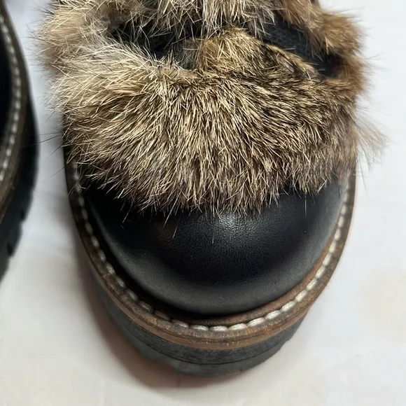 275 Central Fur Boots Sz EU 38