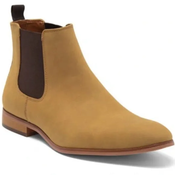 ABOUND CHELSEA BOOTS, FOR MEN SIZE 10.5M, CAMEL COLOR
