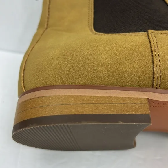 ABOUND CHELSEA BOOTS, FOR MEN SIZE 10.5M, CAMEL COLOR