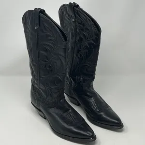 Acme western boots women 7 *has flaw* black