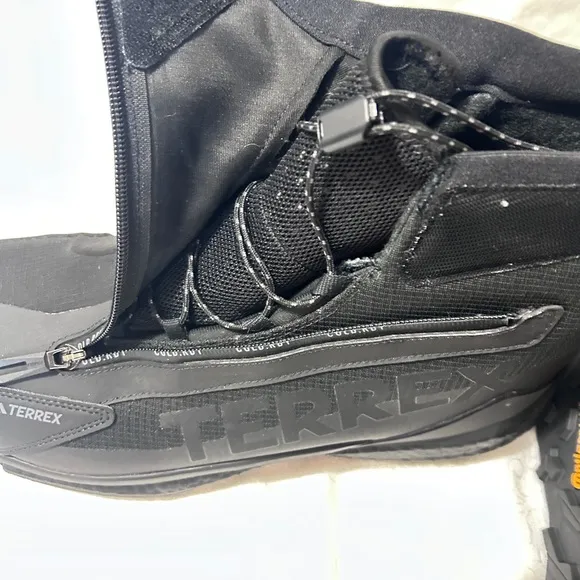 Adidas Black Rain &amp; Snow Boots with Water-Resistant Material