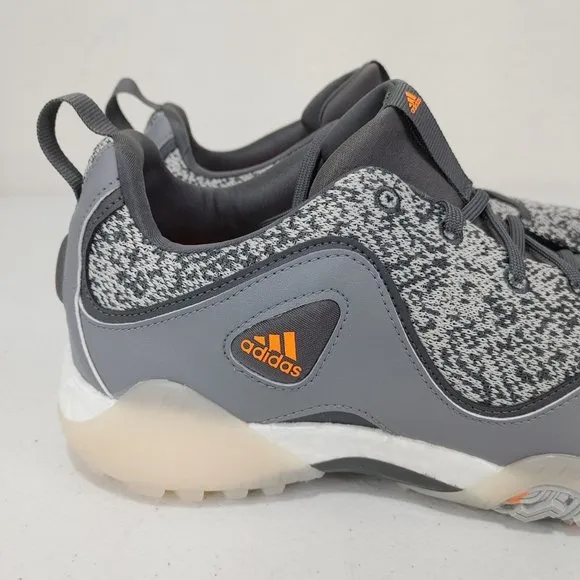 Adidas CodeChaos 21 Golf Shoes - Grey Five / Scream Orange / Grey Size 10
