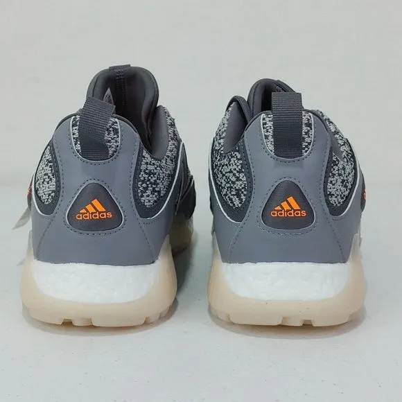 Adidas CodeChaos 21 Golf Shoes - Grey Five / Scream Orange / Grey Size 10