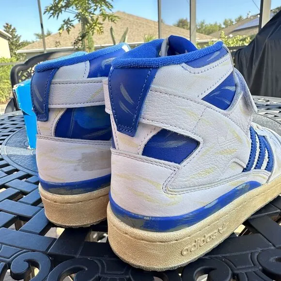 Adidas Forum 84 High Worn Blue Men's Athletic Shoes GZ6467 Size 7