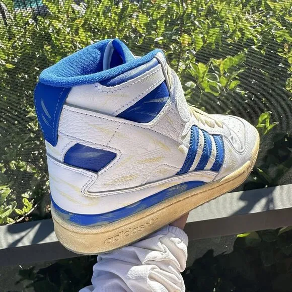 Adidas Forum 84 High Worn Blue Men's Athletic Shoes GZ6467 Size 7