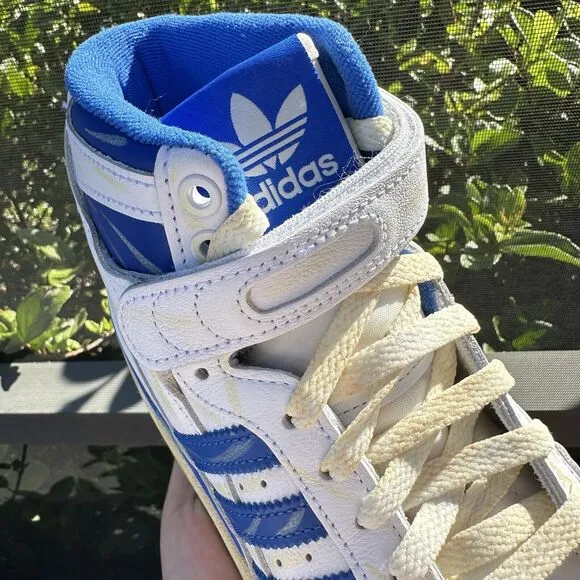 Adidas Forum 84 High Worn Blue Men's Athletic Shoes GZ6467 Size 7