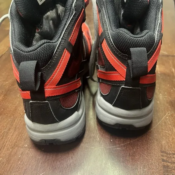 Adidas Gore Tex AX 1 Mid GTX Red &amp; Black Men's Size 9.5 Hiking Lace Up Boots