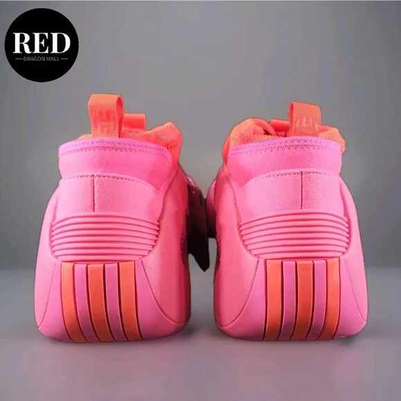 Adidas Harden Vol. 8 Flamingo Pink Orange Basketball Shoes IE2698 - Men's Sz 14