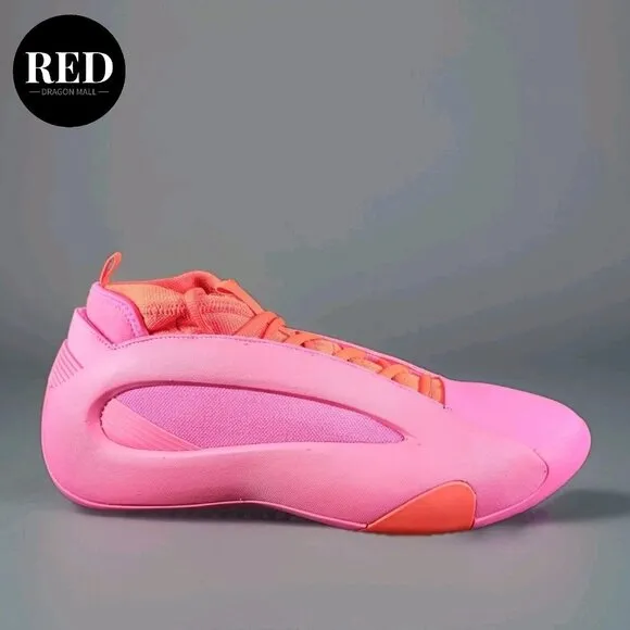 Adidas Harden Vol. 8 Flamingo Pink Orange Basketball Shoes IE2698 - Men's Sz 14