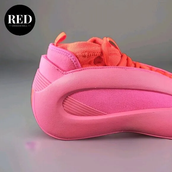Adidas Harden Vol. 8 Flamingo Pink Orange Basketball Shoes IE2698 - Men's Sz 14