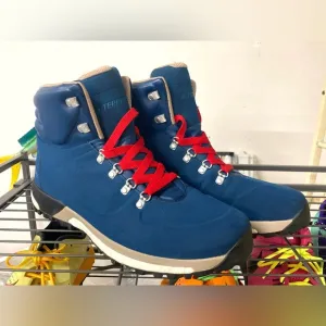 Adidas Mens Terrex Boost Stealth Pathmaker CW waterproof boots, blue, size 14