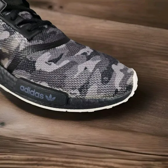 Adidas NMD R1 NYC 2018 Black Camo Shoes Sneakers - Men's Size 10