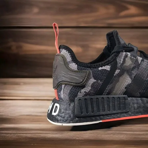 Adidas NMD R1 NYC 2018 Black Camo Shoes Sneakers - Men's Size 10