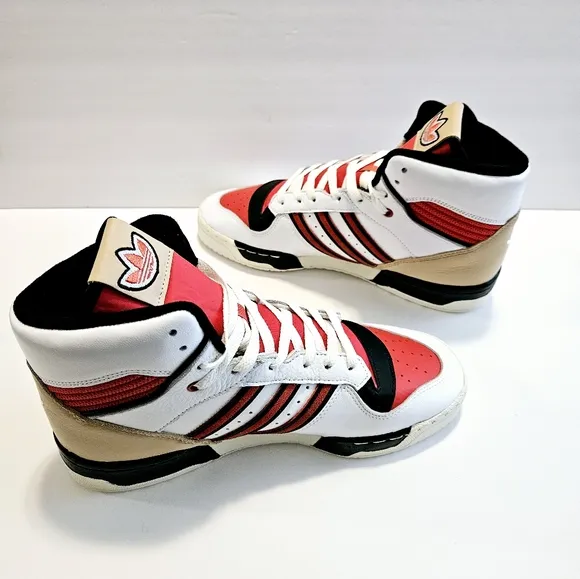Adidas Originals Rivalry Hi Top Men's Sneaker Size 10 Leather Shoes FZ6332
