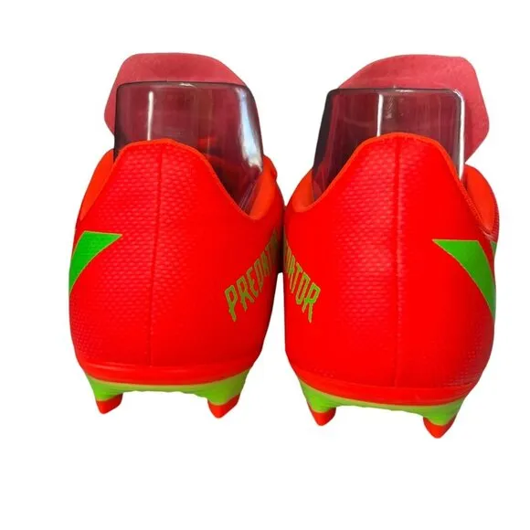 Adidas Predator Edge.3 Firm Ground FG‎ Size 4.5 Football Boots Solar Red Unisex