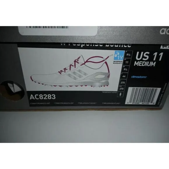 ADIDAS Response BOUNCE Waterproof Cushioned GOLF SHOES Womens Size 11 Medium NEW