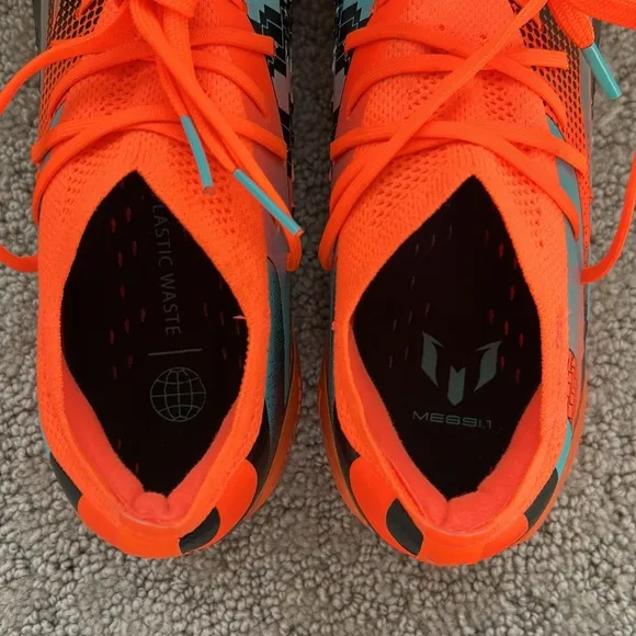 Adidas Speedportal Messi.1 FG Soccer Cleats Outdoor Orange SZ Men 8 SZ Women 9