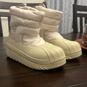 Adidas Superstar Adifom Winter Boots shoes IG2160 Aluminum Womens Size 8.5