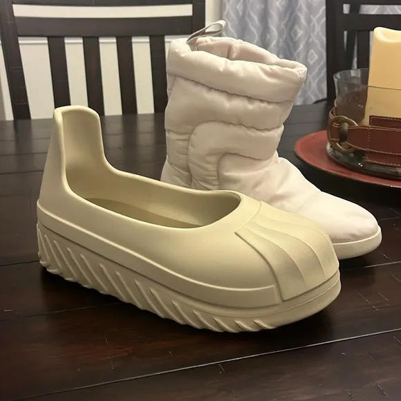 Adidas Superstar Adifom Winter Boots shoes IG2160 Aluminum Womens Size 8.5