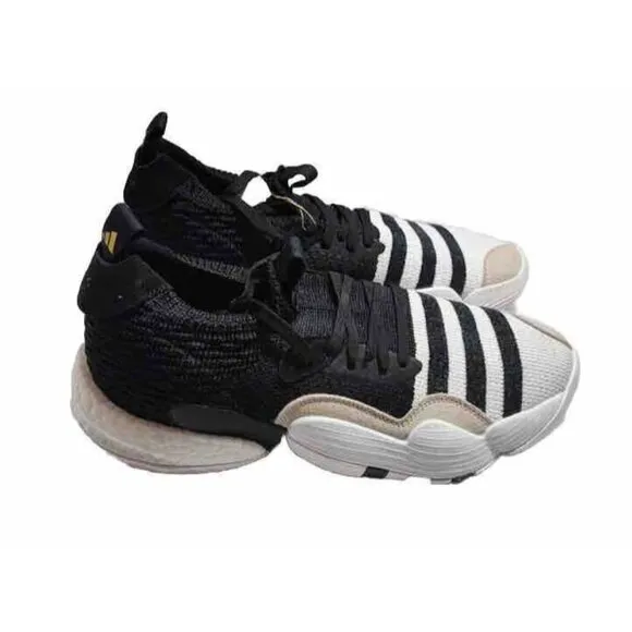 Adidas Trae‎ Young 2 Basketball Shoes Sneakers H06477 Black/White/Grey Size 10