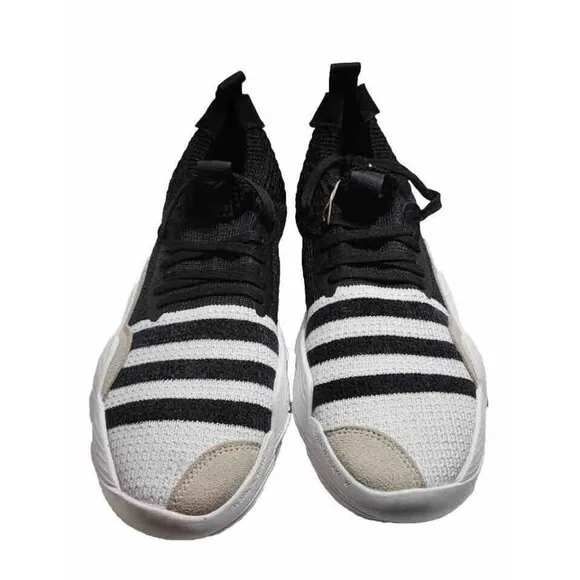 Adidas Trae‎ Young 2 Basketball Shoes Sneakers H06477 Black/White/Grey Size 10