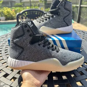 Adidas Tubular Instinct JC Men's Athletic Shoes Core Black BB8420 Size 7.5