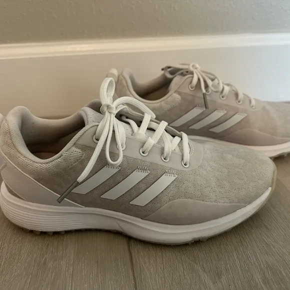 Adidas Women's S2G Spikeless Golf Shoes, Size 8 White Light Gray