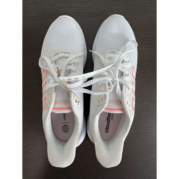 Adidas Women’s 9 Pink White Puremotion SE Sneakers Running Shoes New