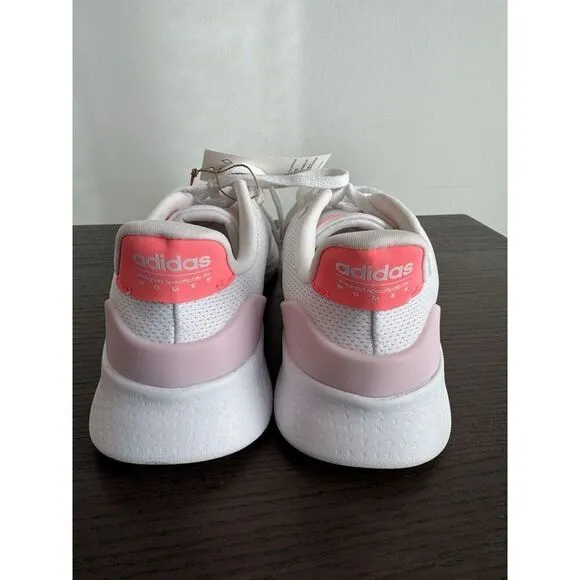 Adidas Women’s 9 Pink White Puremotion SE Sneakers Running Shoes New
