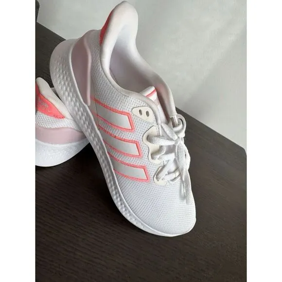Adidas Women’s 9 Pink White Puremotion SE Sneakers Running Shoes New