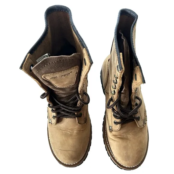 AdTec 2427 Men's 9in Logger Crazy Horse Leather Work Boots Soft Toe Size 7M