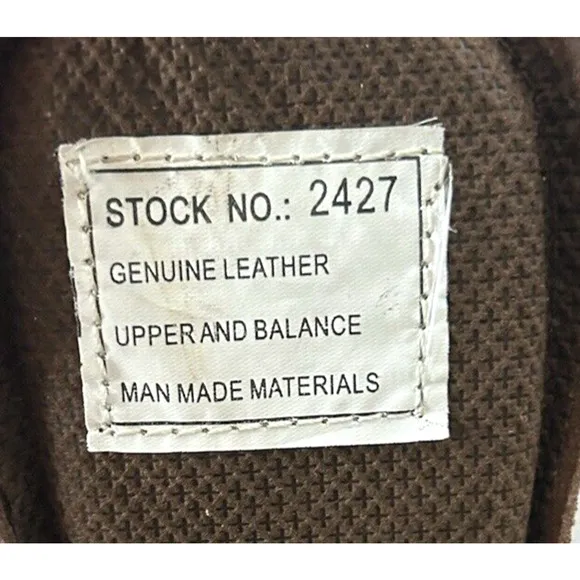 AdTec 2427 Men's 9in Logger Crazy Horse Leather Work Boots Soft Toe Size 7M