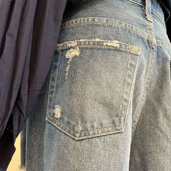 AG ADRIANO GOLDSCHMIED KNOX HIGH RISE BAGGY BOYFRIEND JEANS. Size 27R