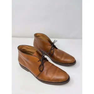 Alan Payne Men Boots Brown Leather Chukka Ankle Bootie Lace Up Casual US 10