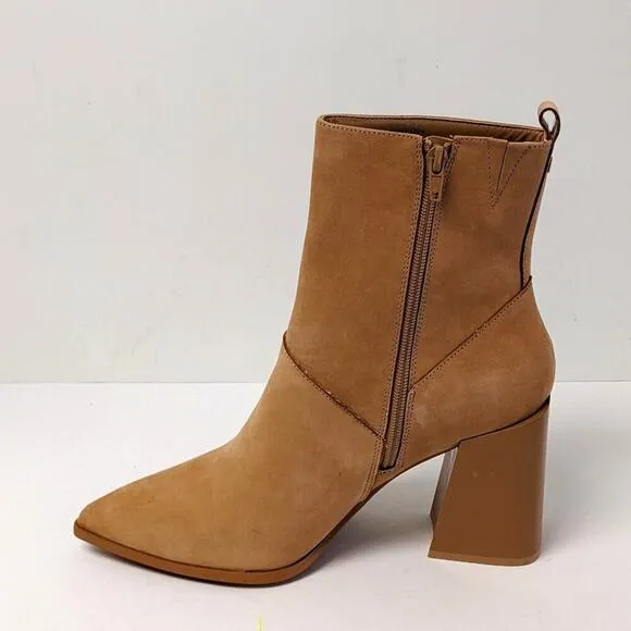 Aldo Bethanny Ankle Boots, Tan Leather, Women's 9