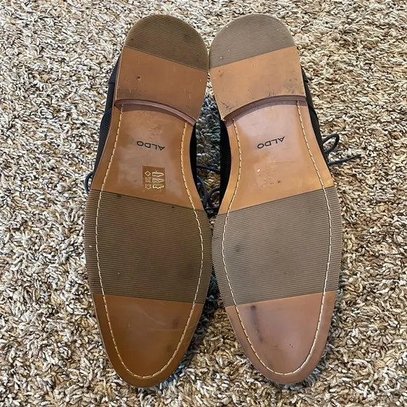Aldo black dress shoes