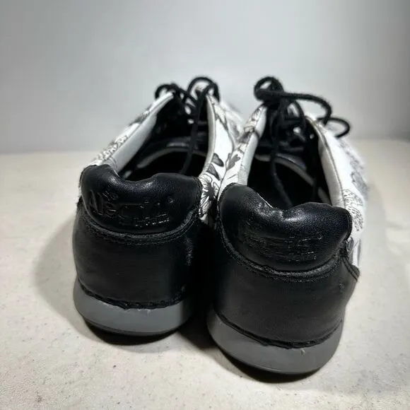 Alegria ESS-826 Size41 US10-10,5 Black Floral Leather Winter White Essence Shoes