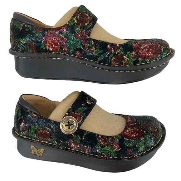 Alegria Paloma PRO Winter Garden Mary Jane Clog Shoes