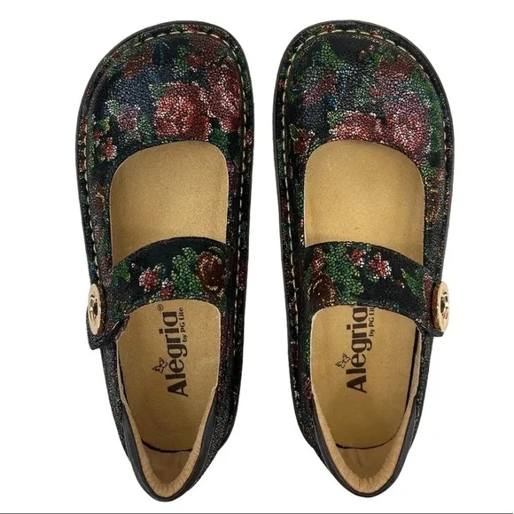 Alegria Paloma PRO Winter Garden Mary Jane Clog Shoes
