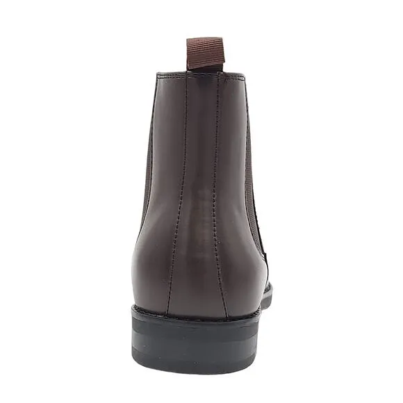 Alfani Men Luka 2 Pull On Chelsea Boots Size US 10.5M Brown Faux Leather